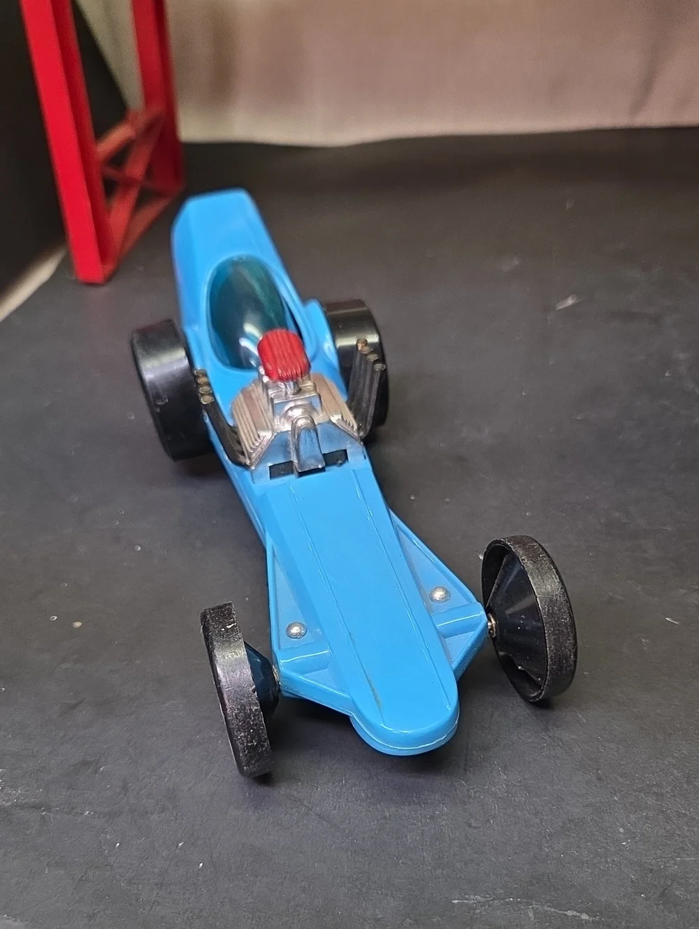1972 Hasbro Stick Shifters "Blue Slick" Drag Racer playset - Picture 5 of 16